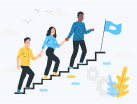 Team success illustration