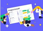 Project kickoff illustration